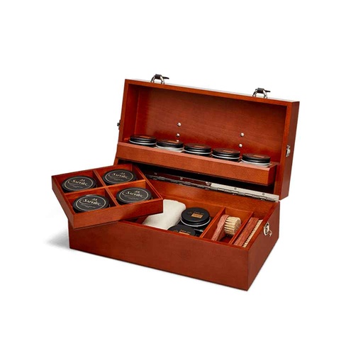 [SMO-2902228KIT] SAPHIR MO Schuhputkiste Intend bois rose