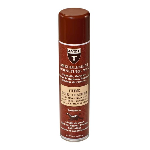 [AVE-4037003] AVEL Cire d’entretien cuir spray 400ml